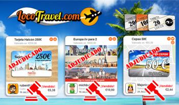 Subastas de viajes y vuelos Locotravel.com