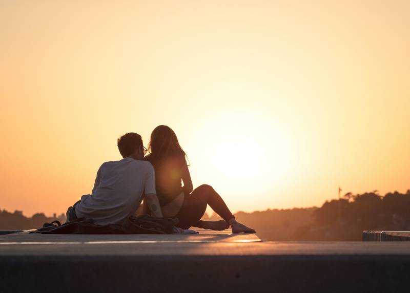 pareja vacaciones